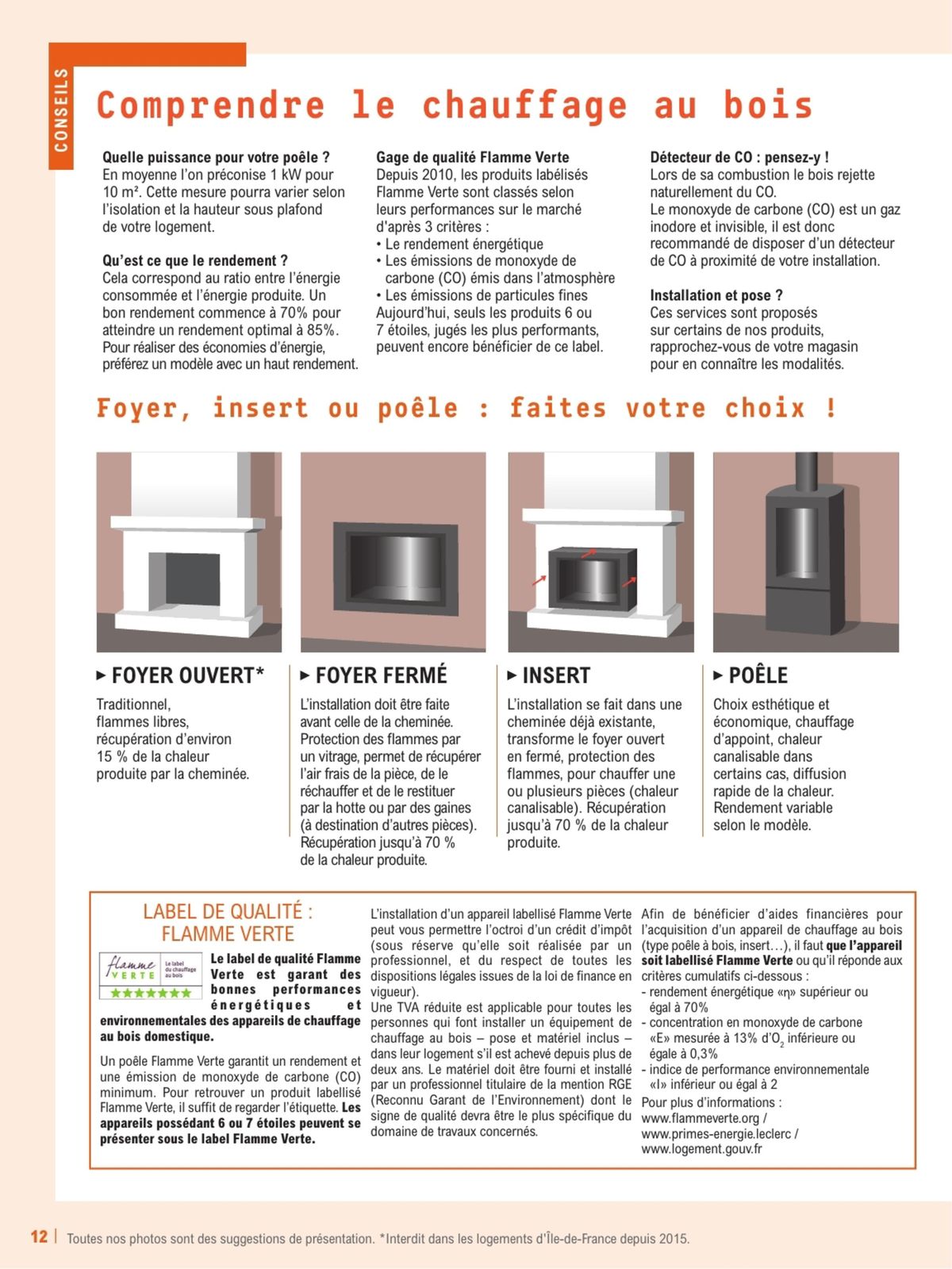 Catalogue  Guide 2024 Chauffage et Isolation, page 00012