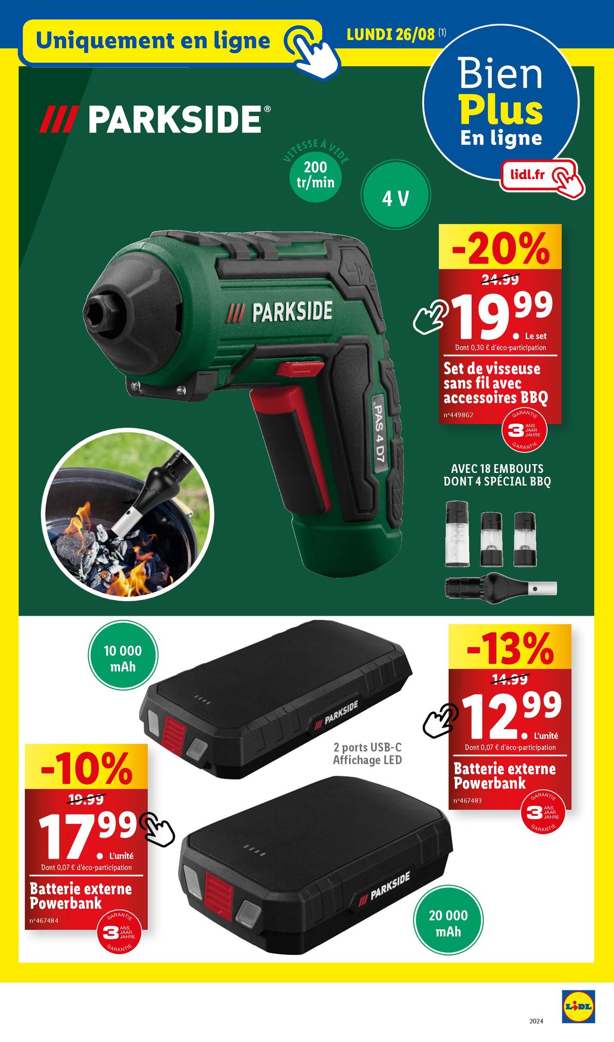 Catalogue RDV dans votre supermarché Lidl pour dénicher la bonne affaire sur les outils Parkside !, page 00033