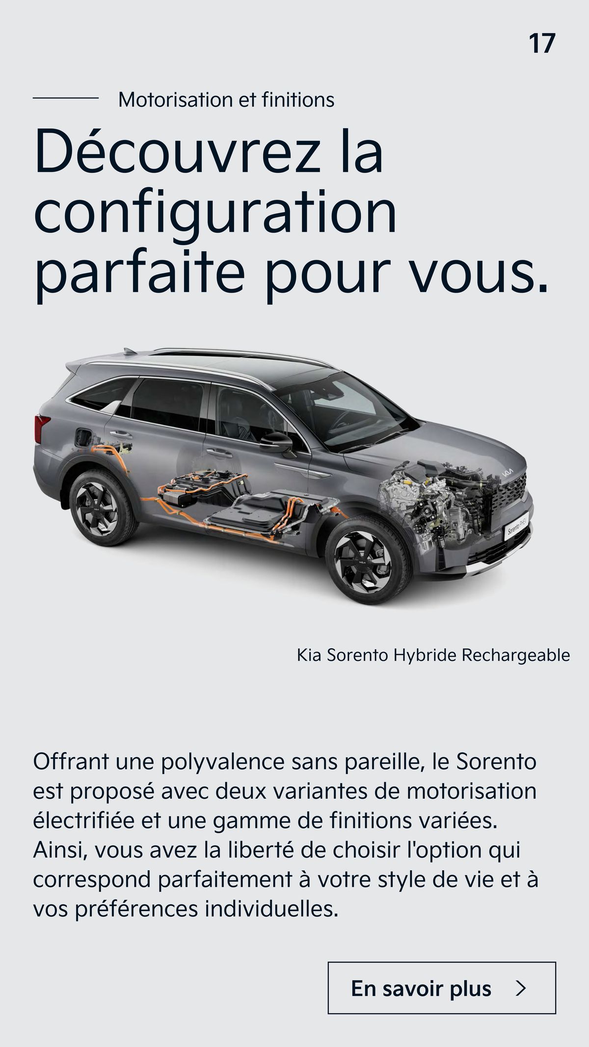 Catalogue KIA Sorento Hybride - Brochure, page 00017