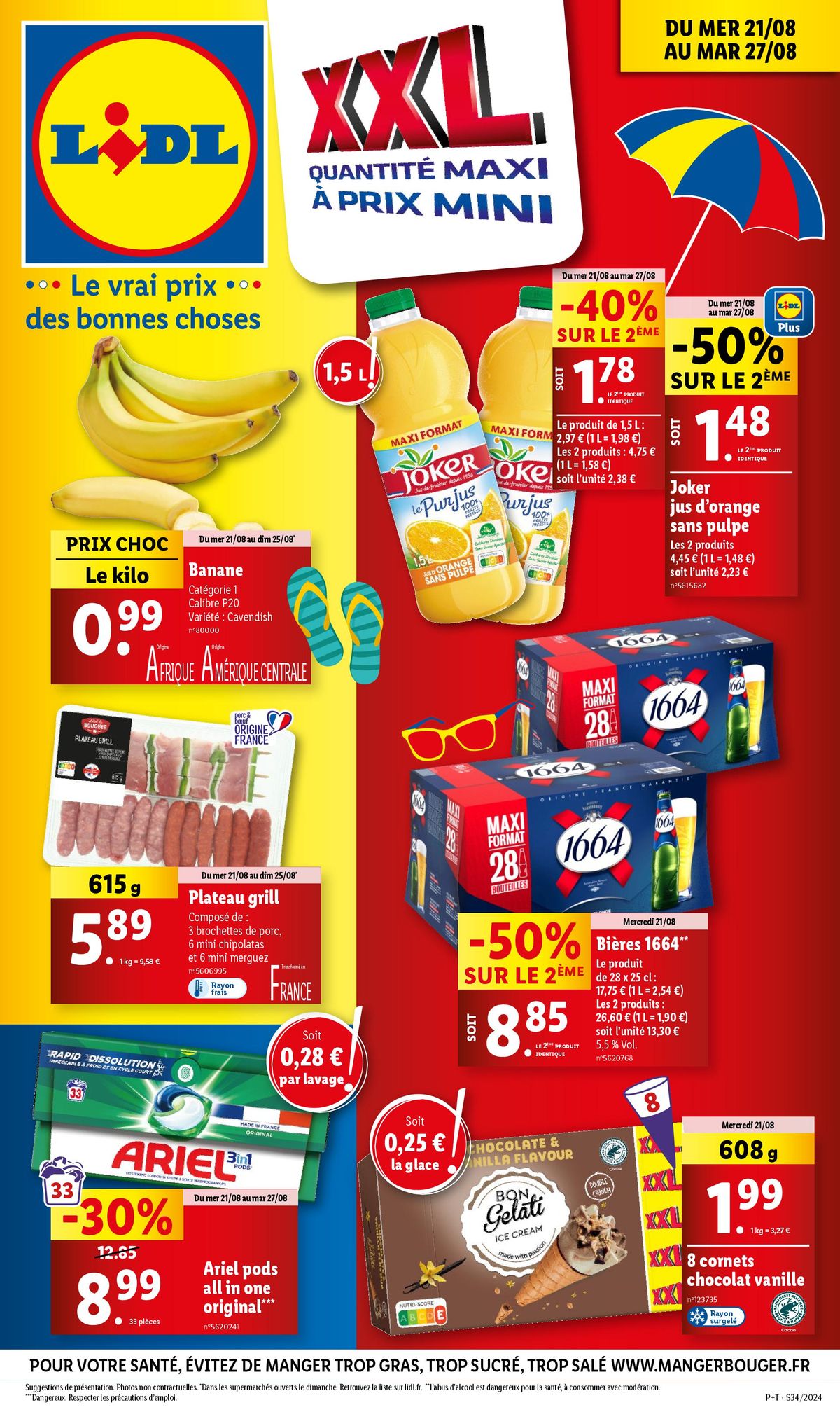 Catalogue Profitez de toutes les promos de la semaine sur les formats maxi chez Lidl !, page 00001