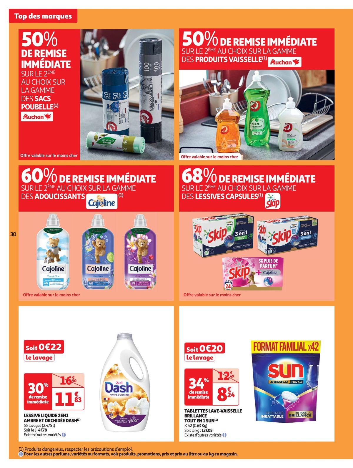 Catalogue Le top des marques dans votre super !, page 00030