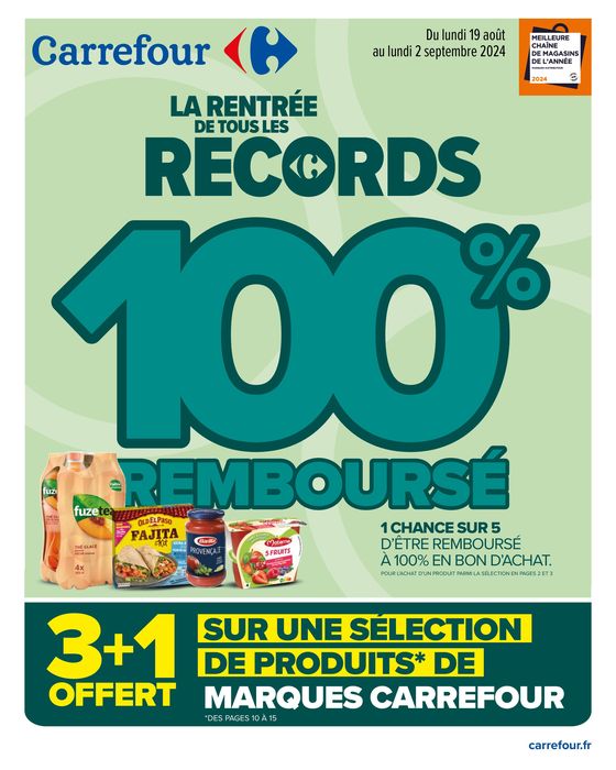 LA RENTRÉE DE TOUS LES RECORDS