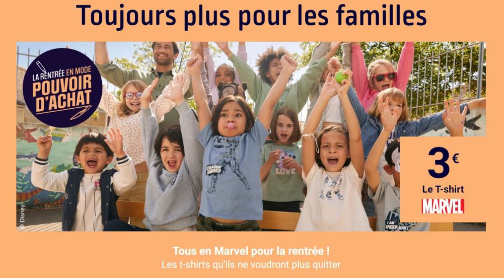 Toujours plus pour les familles 