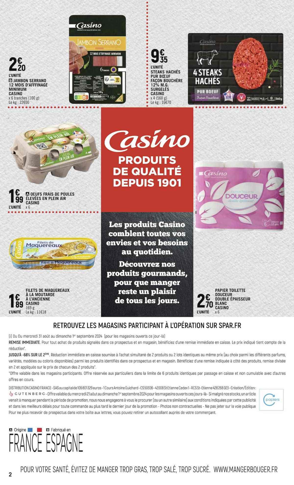 Catalogue SPAR ici, le top des promos !, page 00002