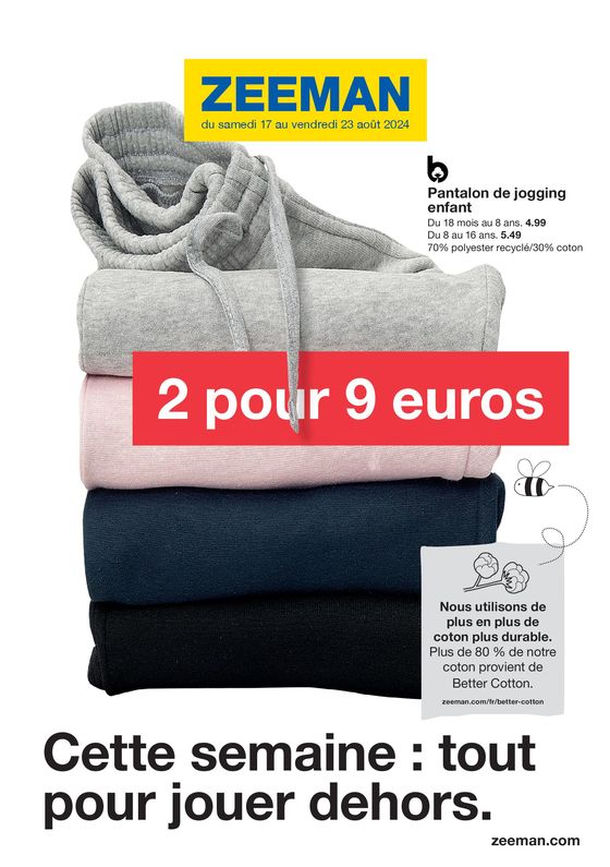 Cette semaine : tout pour jouer dehors.