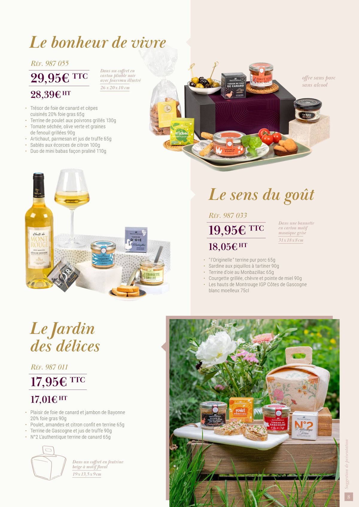 Catalogue Cadeaux Gourmands Ducs De Gascogne 2024-2025, page 00009