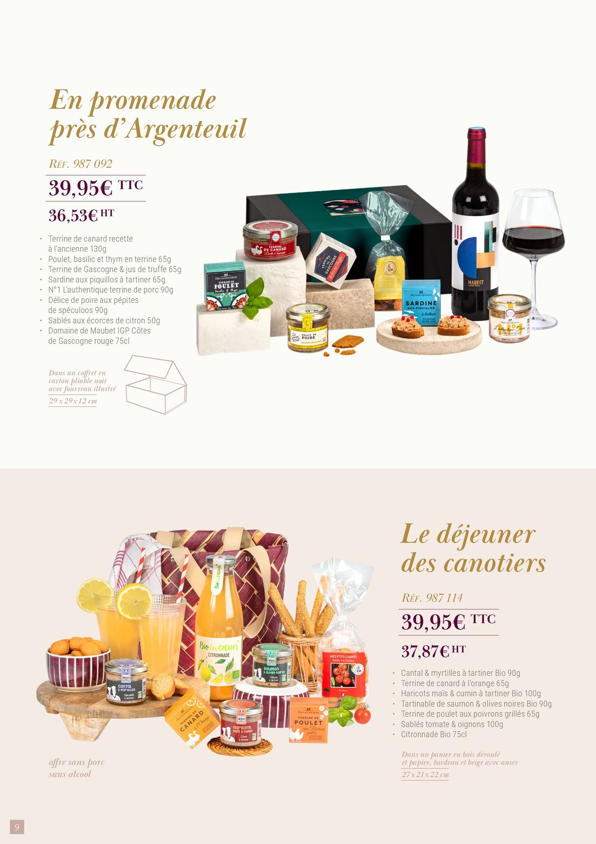 Catalogue Cadeaux Gourmands Ducs De Gascogne 2024-2025, page 00010