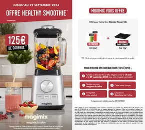 Promos de Multimédia et Electroménager à Sainte-Marie (La Réunion) | Offre health smoothie sur Group Digital | 20/08/2024 - 29/09/2024