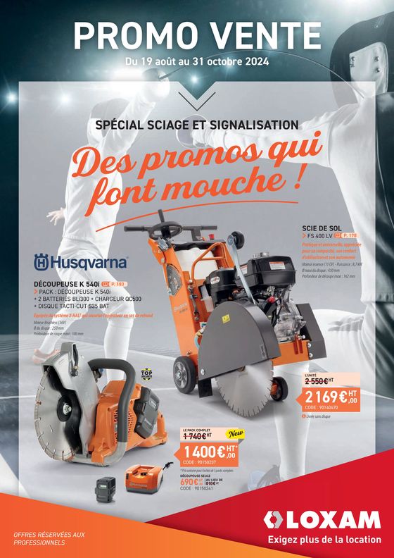 Catalogue Loxam à Gien | Des promos qui font mouche | 20/08/2024 - 31/10/2024