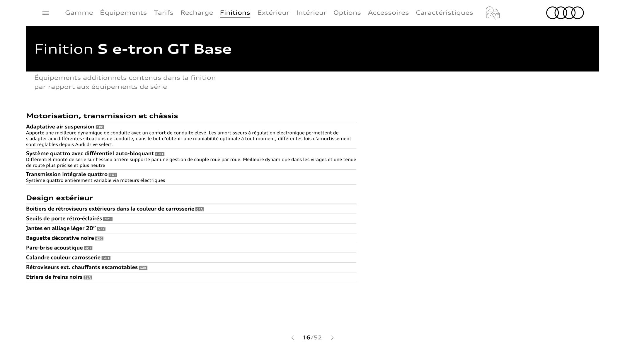 Catalogue Audi e-tron GT, page 00016