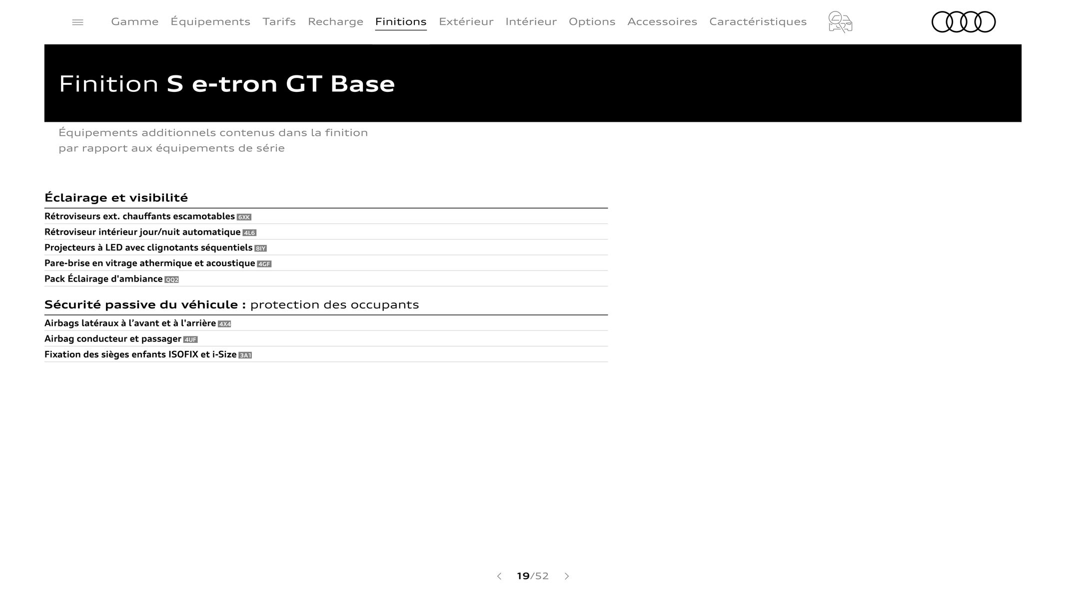 Catalogue Audi e-tron GT, page 00019