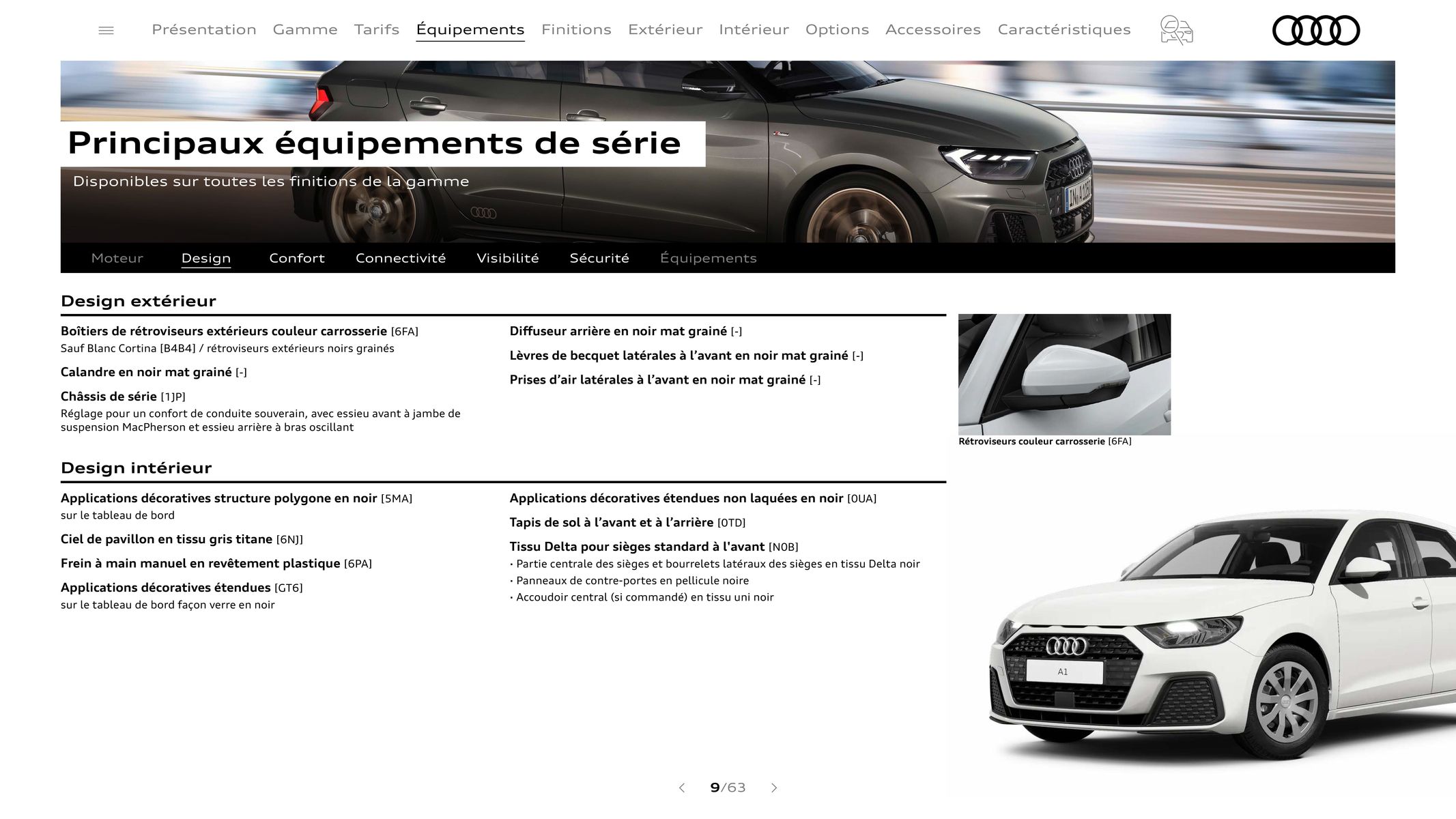 Catalogue Audi A1, page 00009