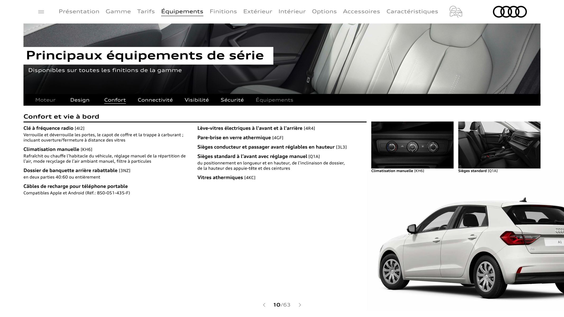 Catalogue Audi A1, page 00010