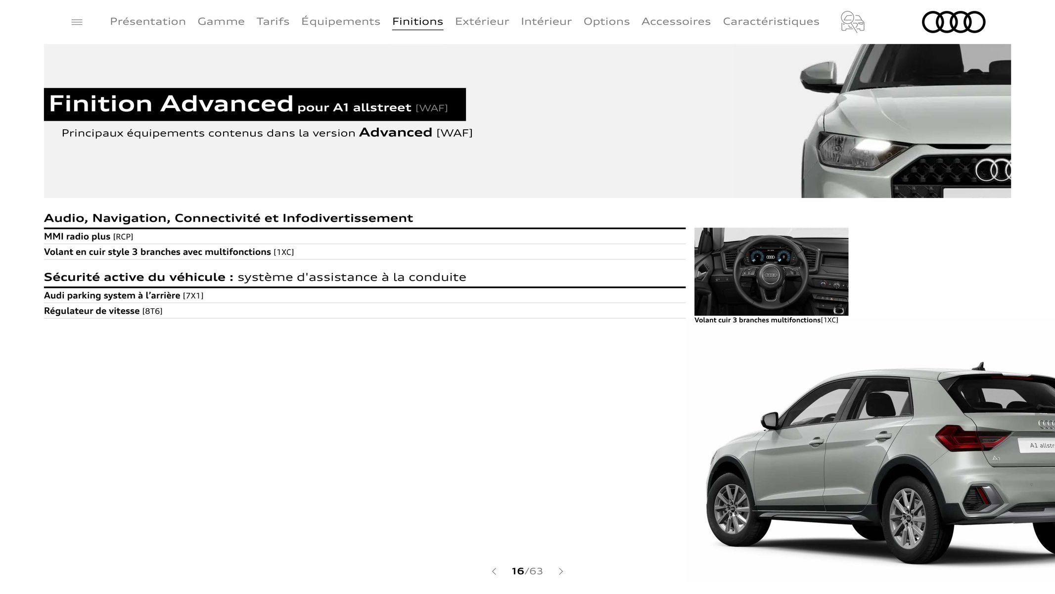 Catalogue Audi A1, page 00016