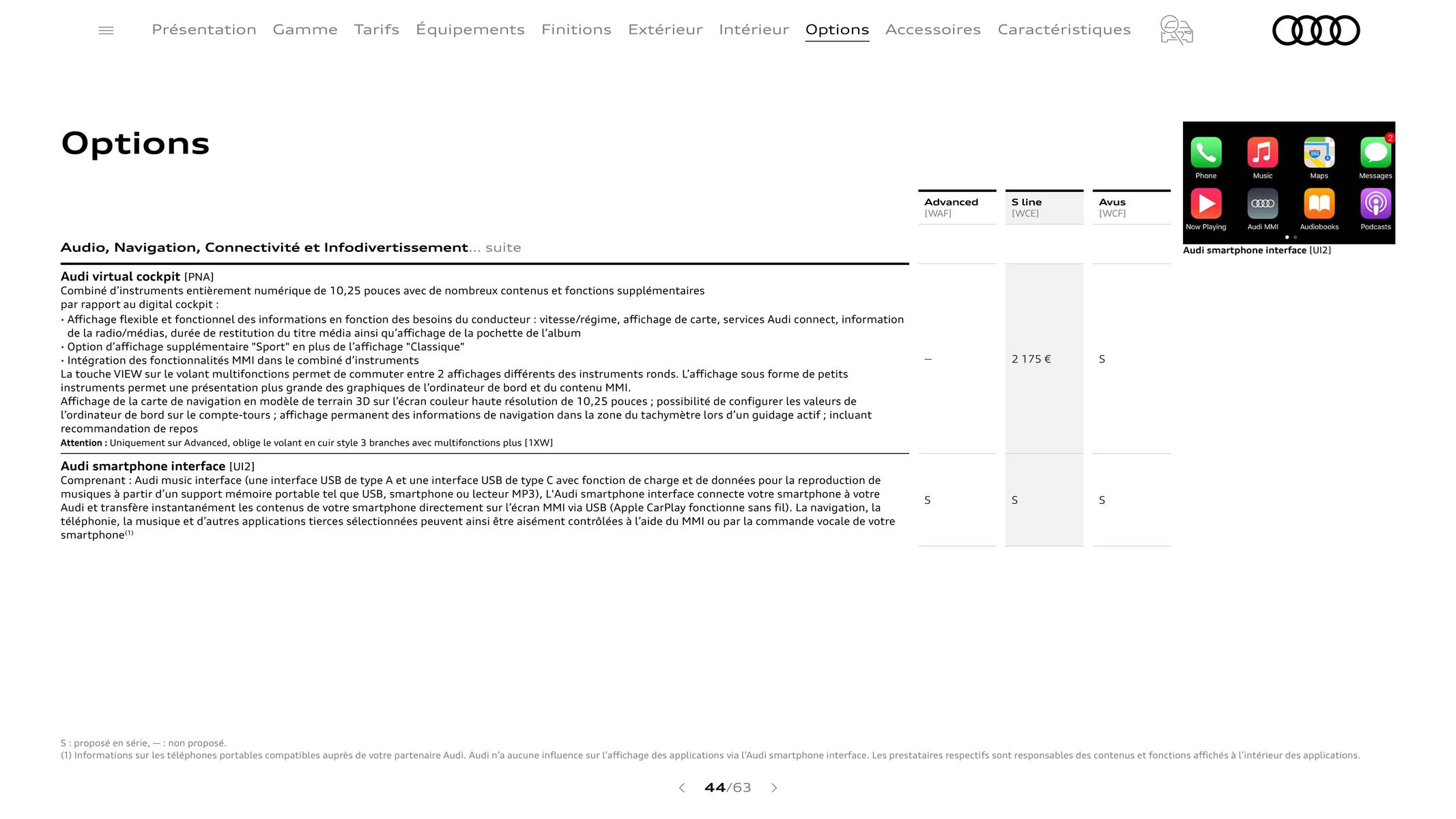 Catalogue Audi A1, page 00044