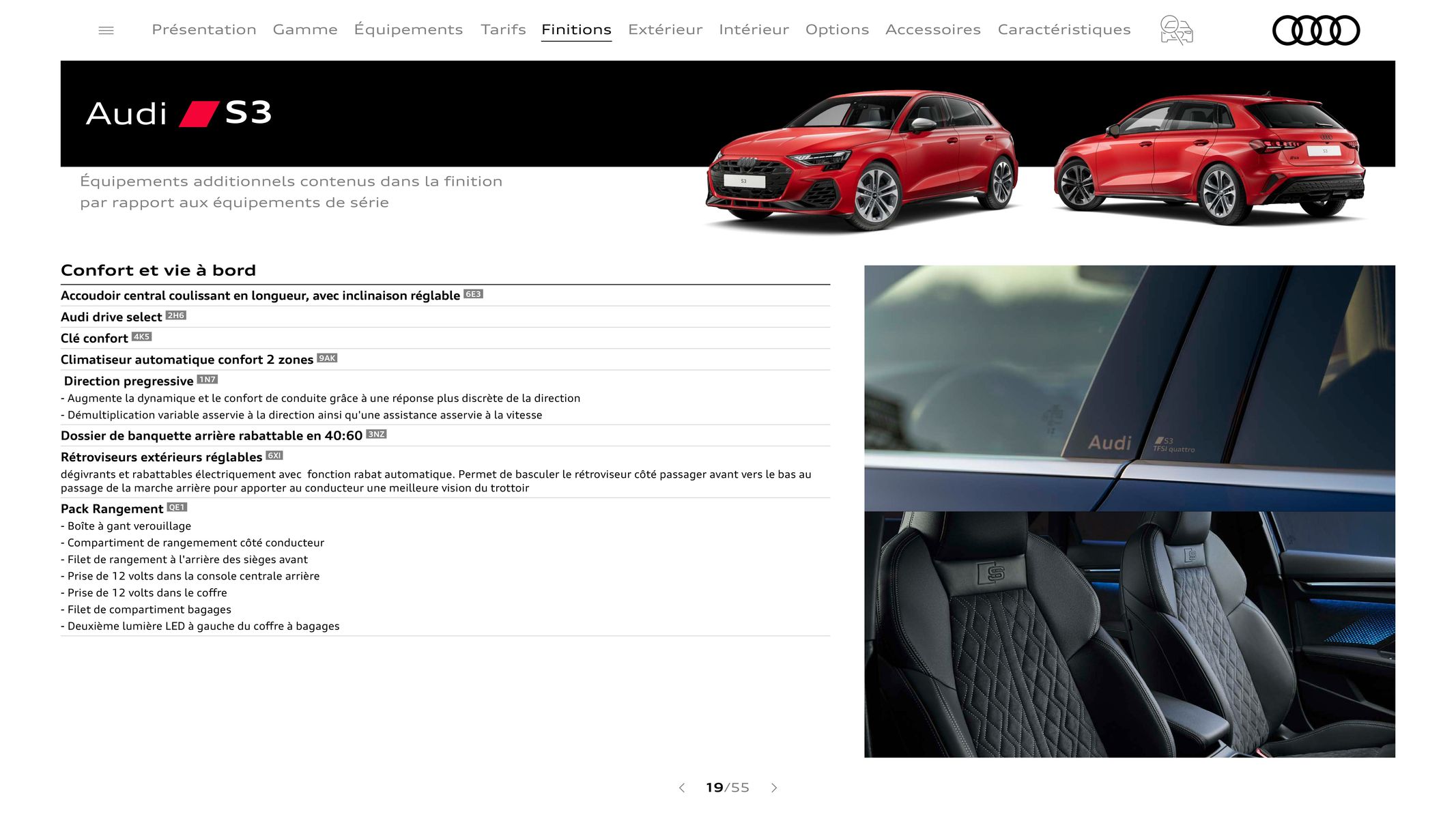 Catalogue Audi A3, page 00019