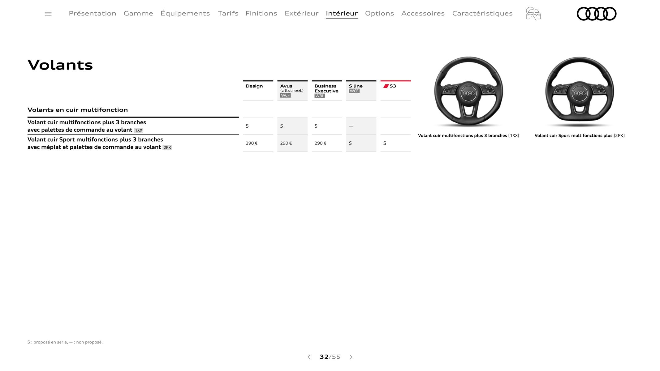 Catalogue Audi A3, page 00032