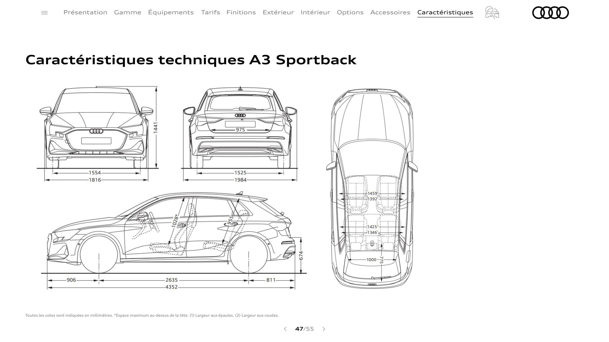 Catalogue Audi A3, page 00047