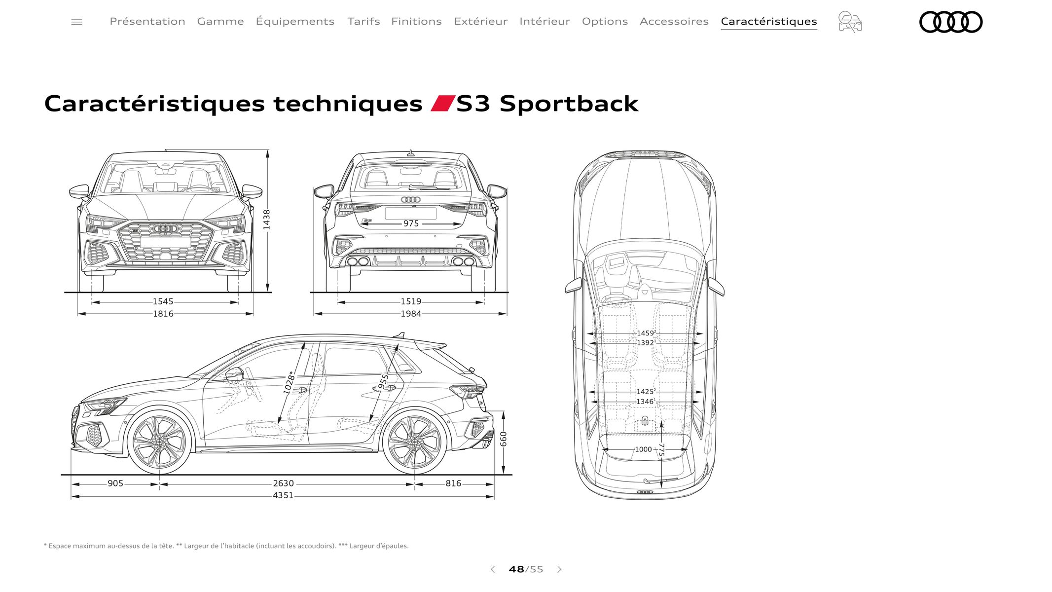 Catalogue Audi A3, page 00048