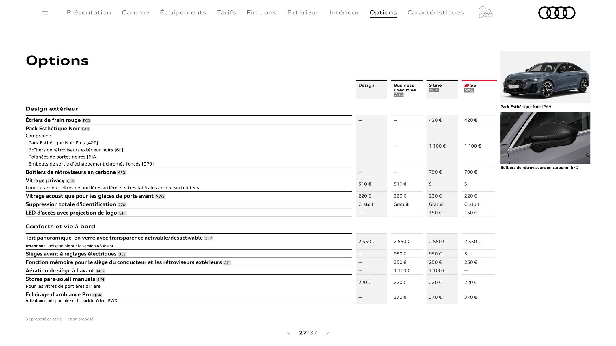 Catalogue Audi A5, page 00027