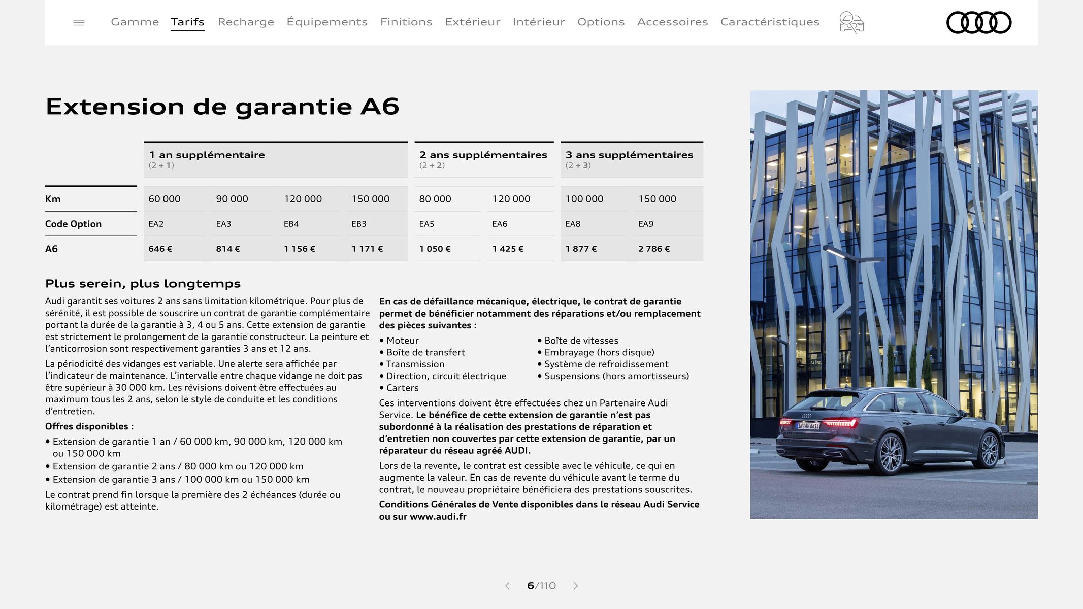 Catalogue Audi A6, page 00006