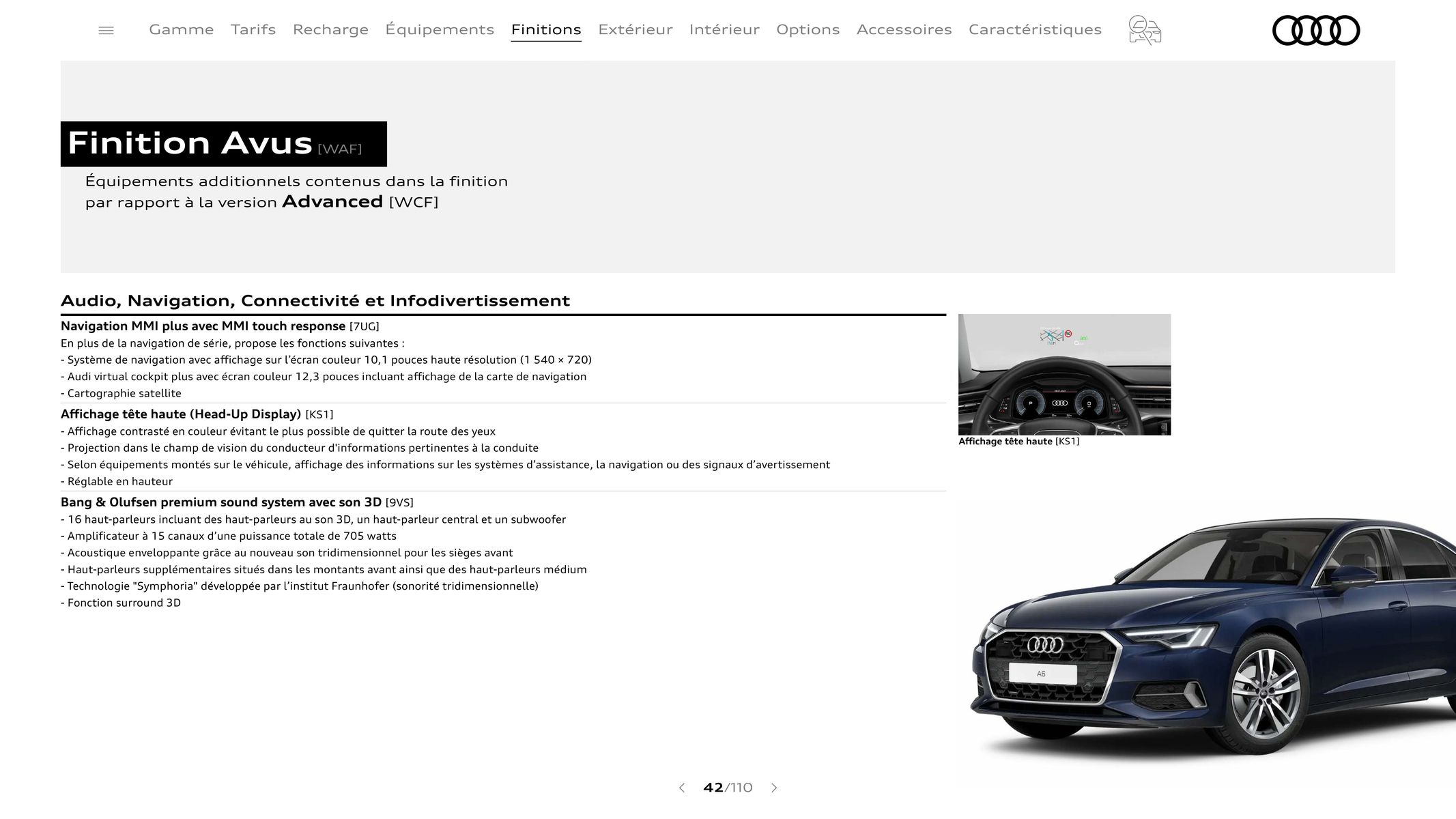 Catalogue Audi A6, page 00042