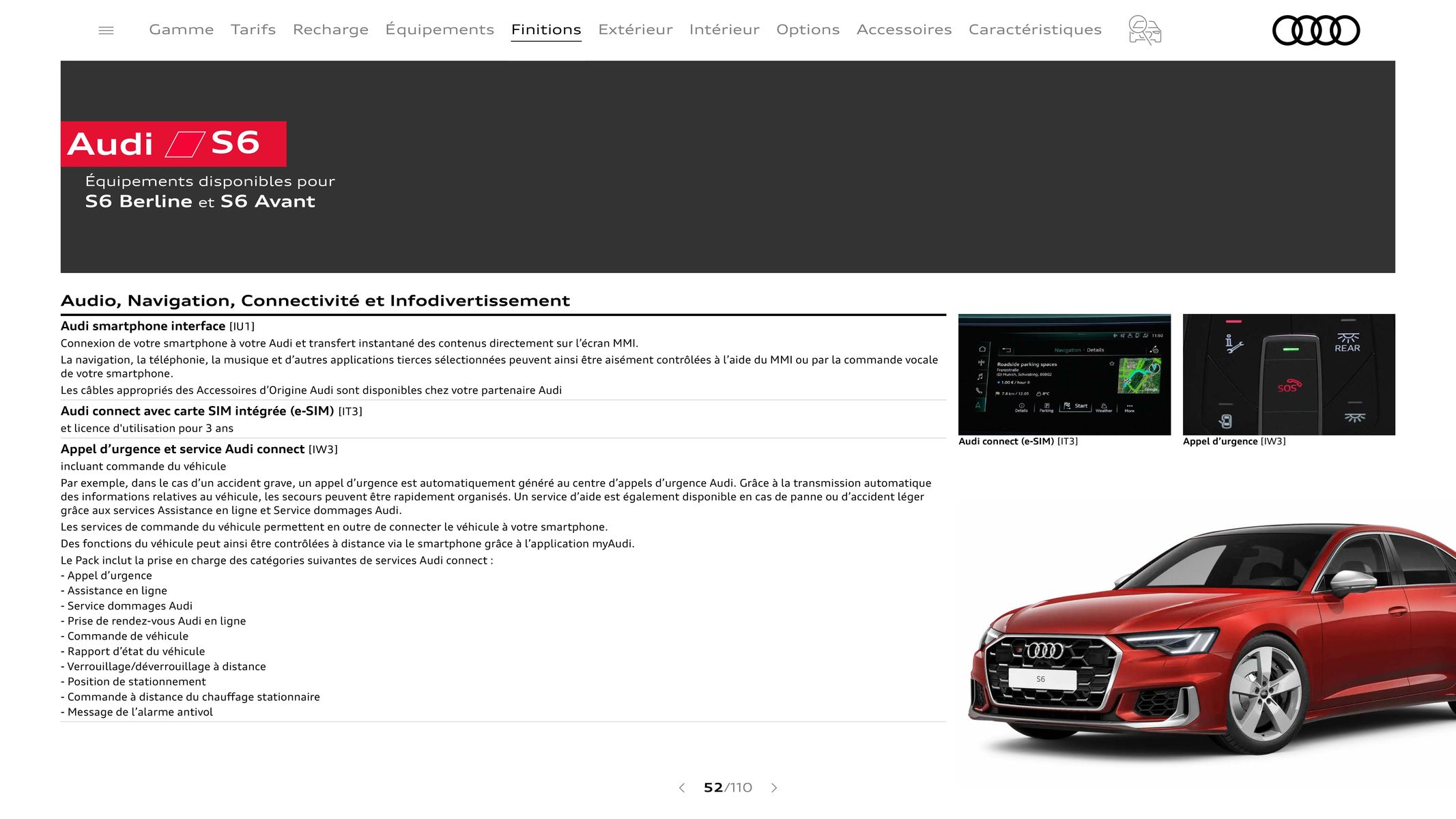 Catalogue Audi A6, page 00052