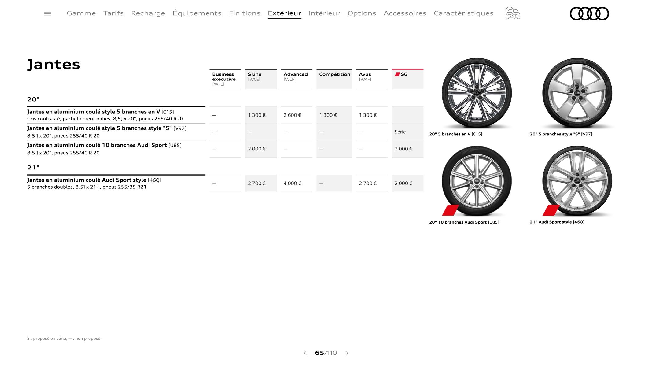 Catalogue Audi A6, page 00065