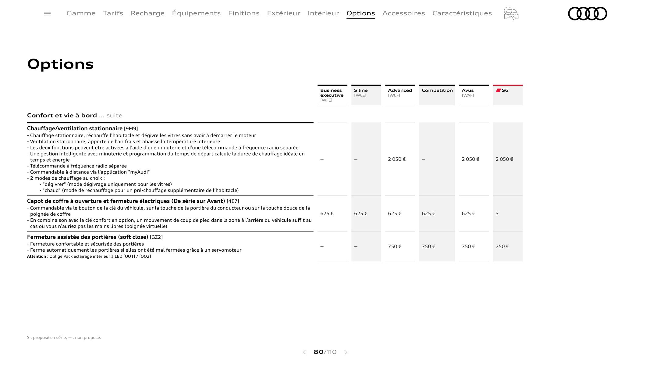 Catalogue Audi A6, page 00080