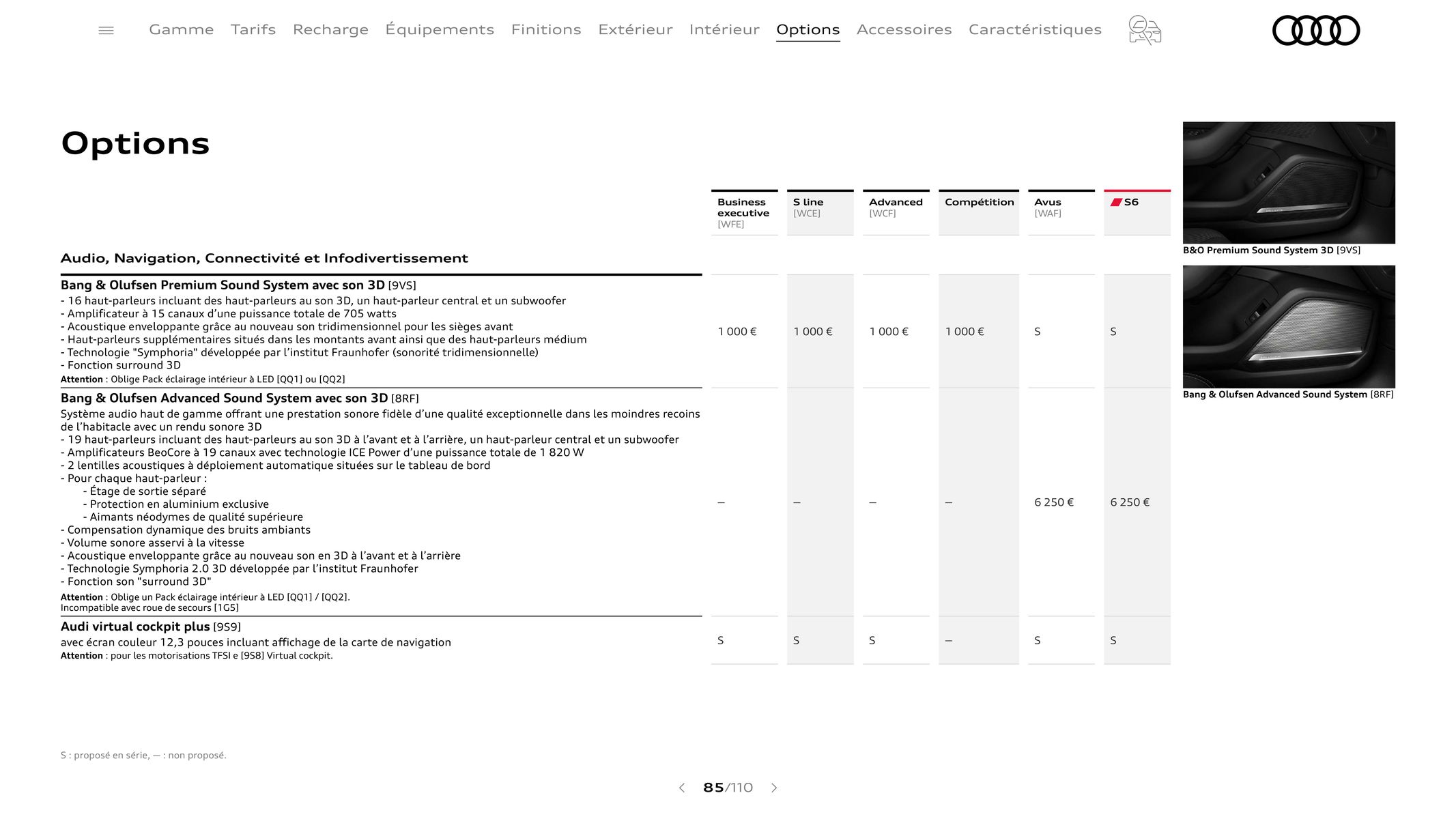 Catalogue Audi A6, page 00085