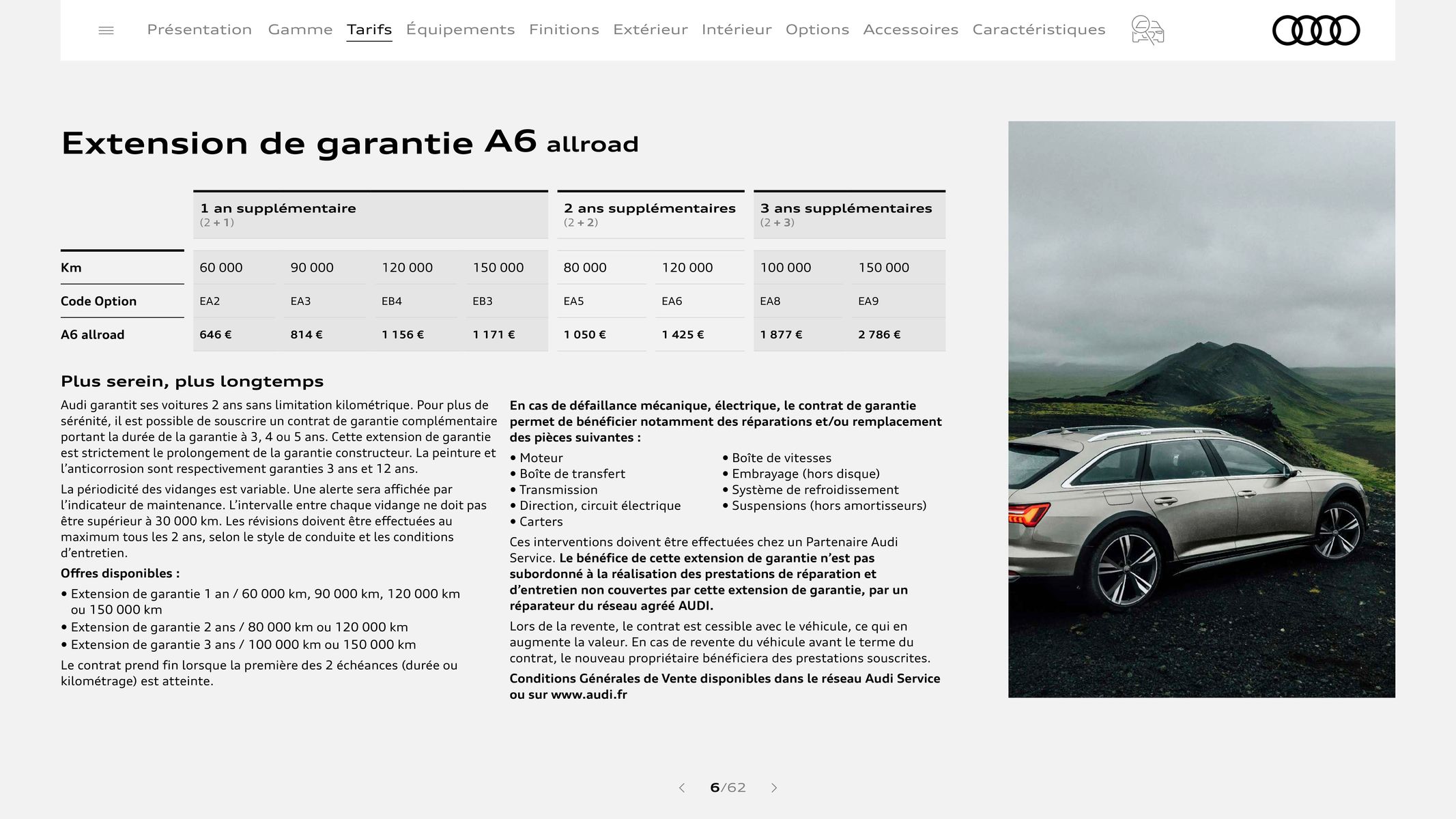 Catalogue Audi A6 allroad, page 00006