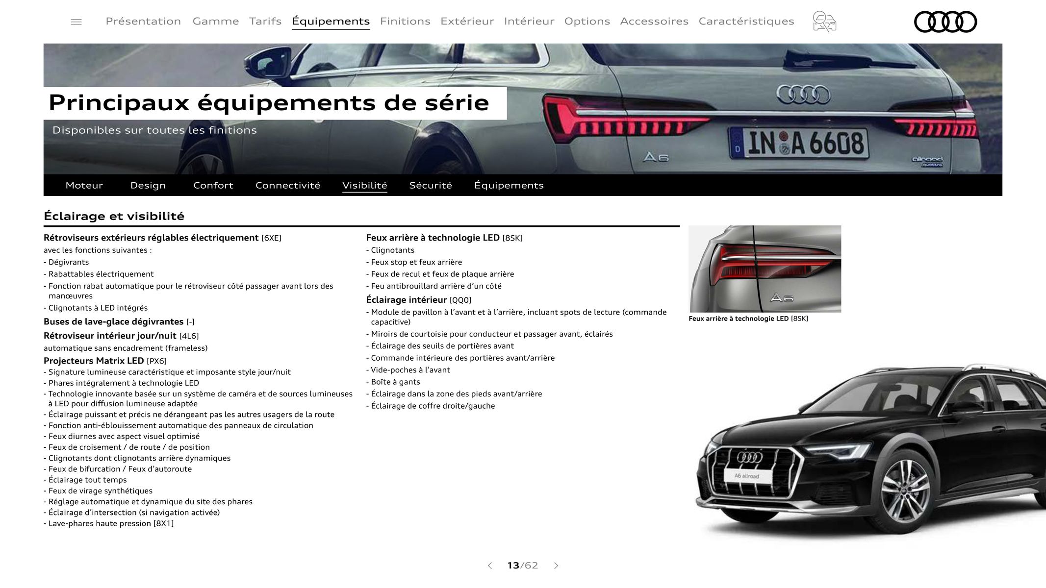 Catalogue Audi A6 allroad, page 00013