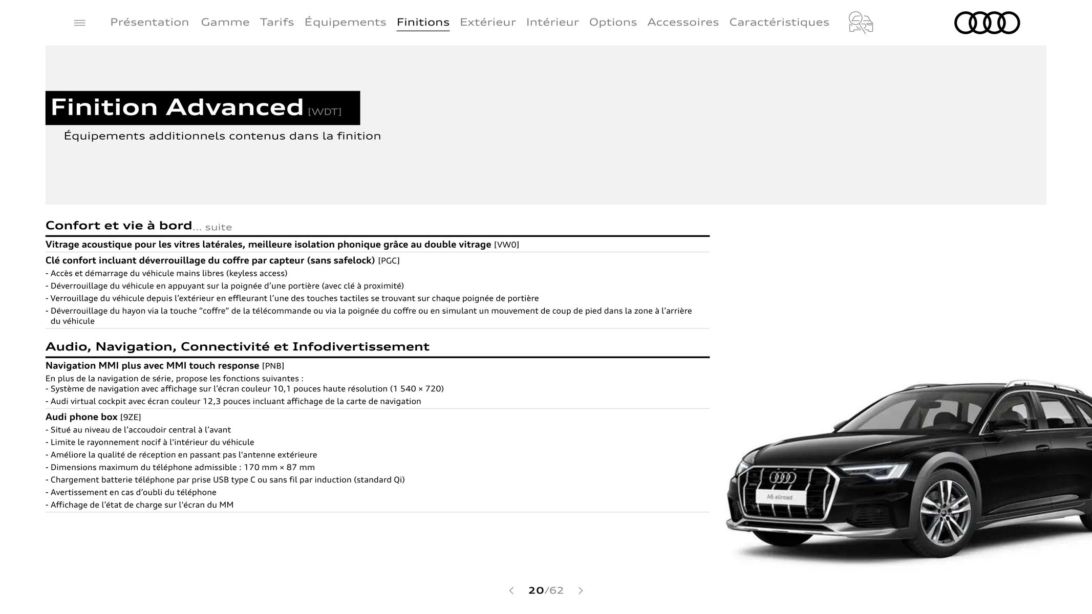 Catalogue Audi A6 allroad, page 00020