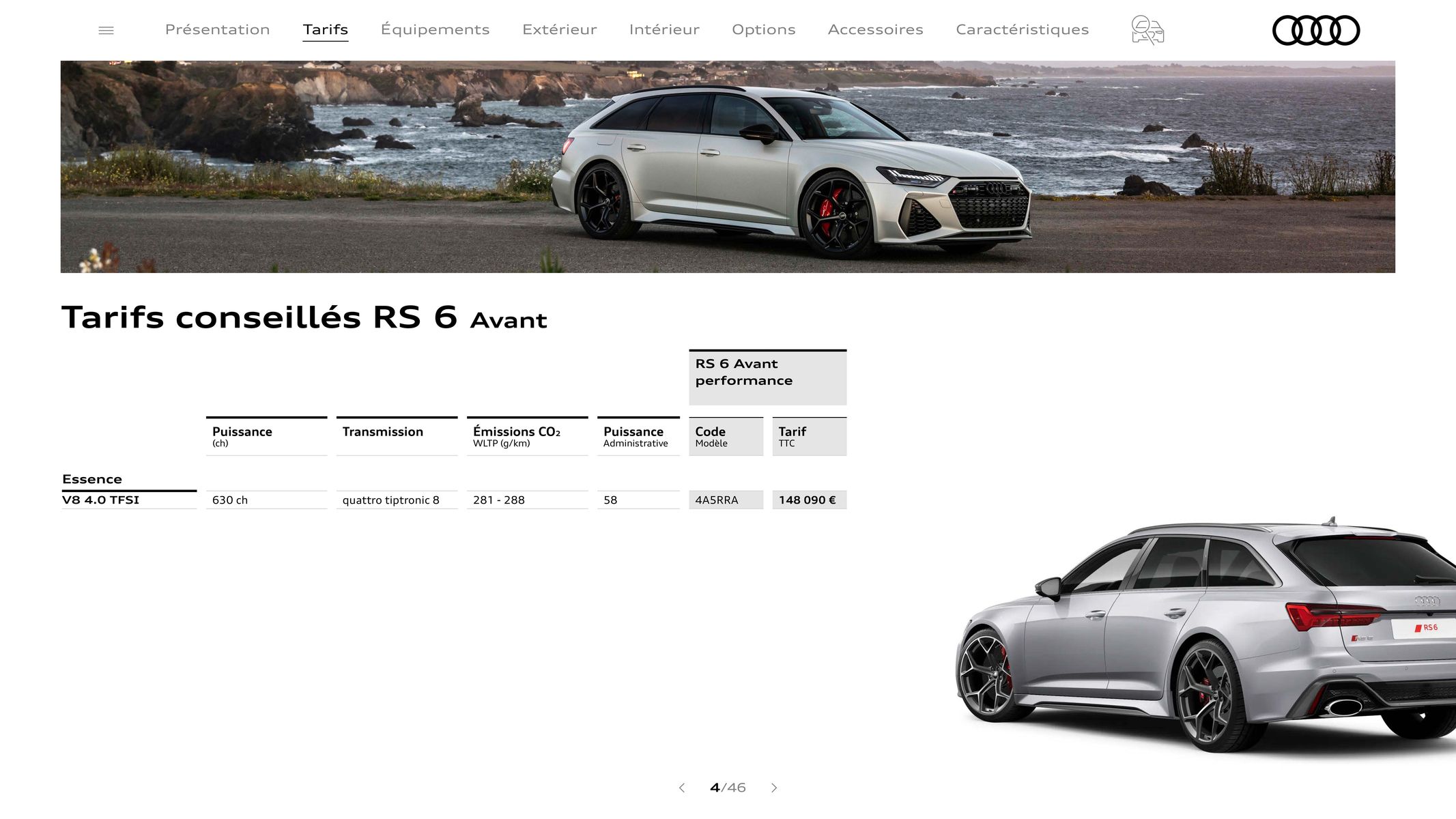 Catalogue Audi RS 6 performance / RS 7 performance, page 00004