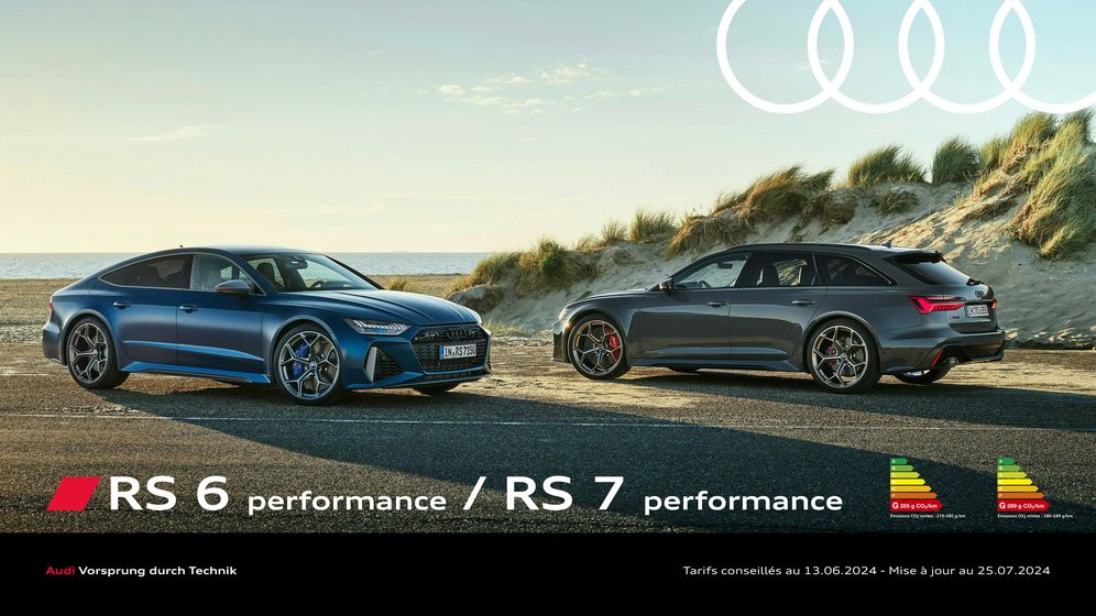 Audi RS 6 performance / RS 7 performance