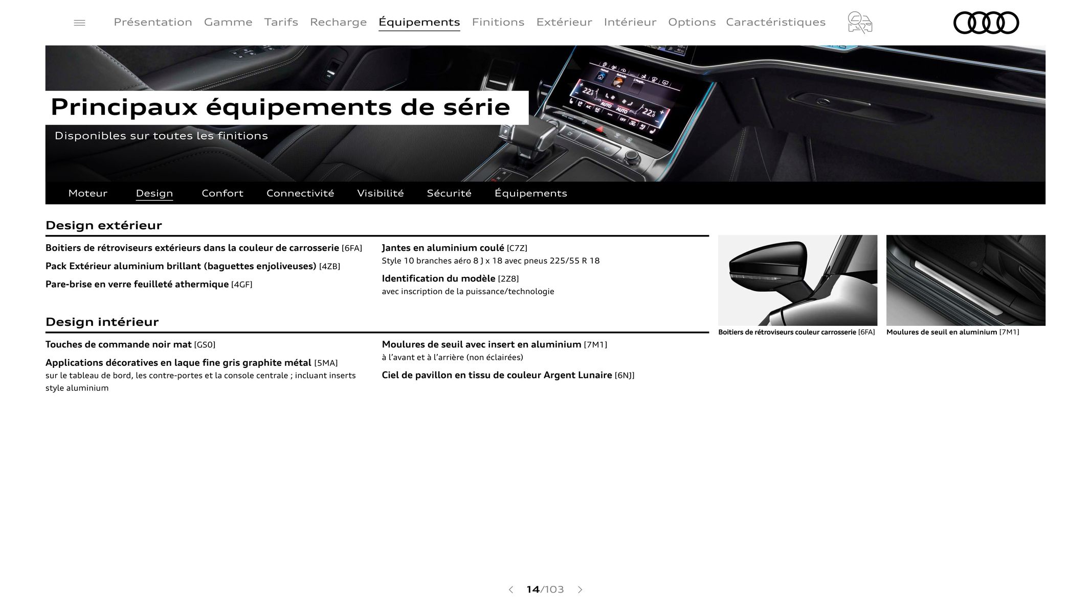 Catalogue Audi A7, page 00014