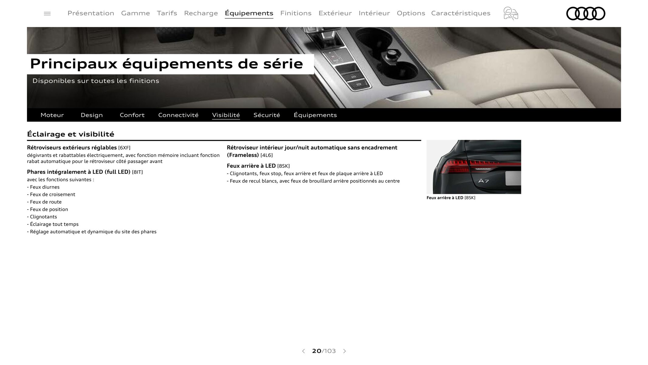 Catalogue Audi A7, page 00020