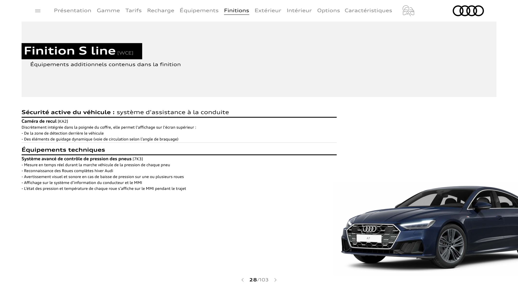 Catalogue Audi A7, page 00028