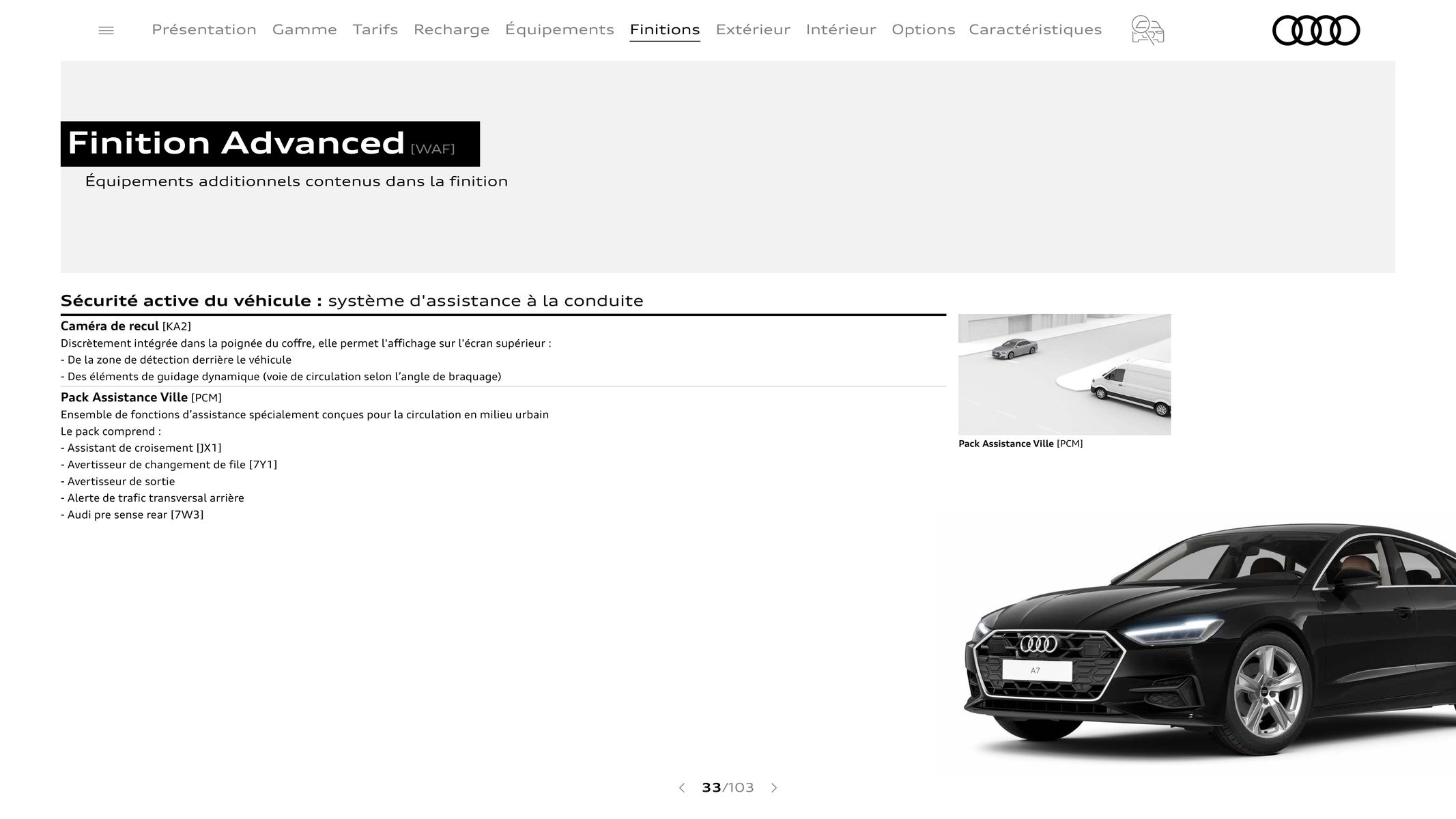 Catalogue Audi A7, page 00033