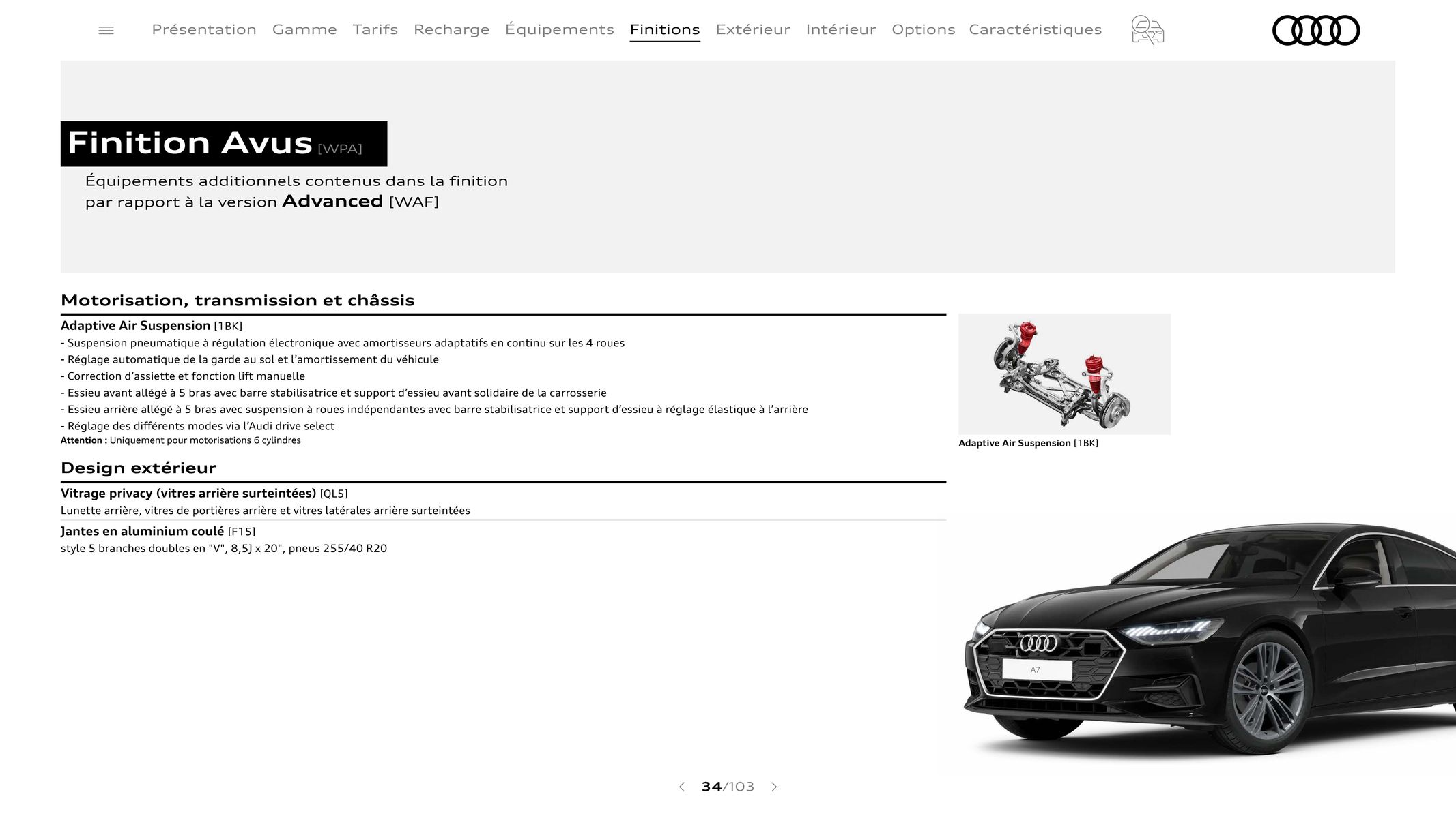 Catalogue Audi A7, page 00034