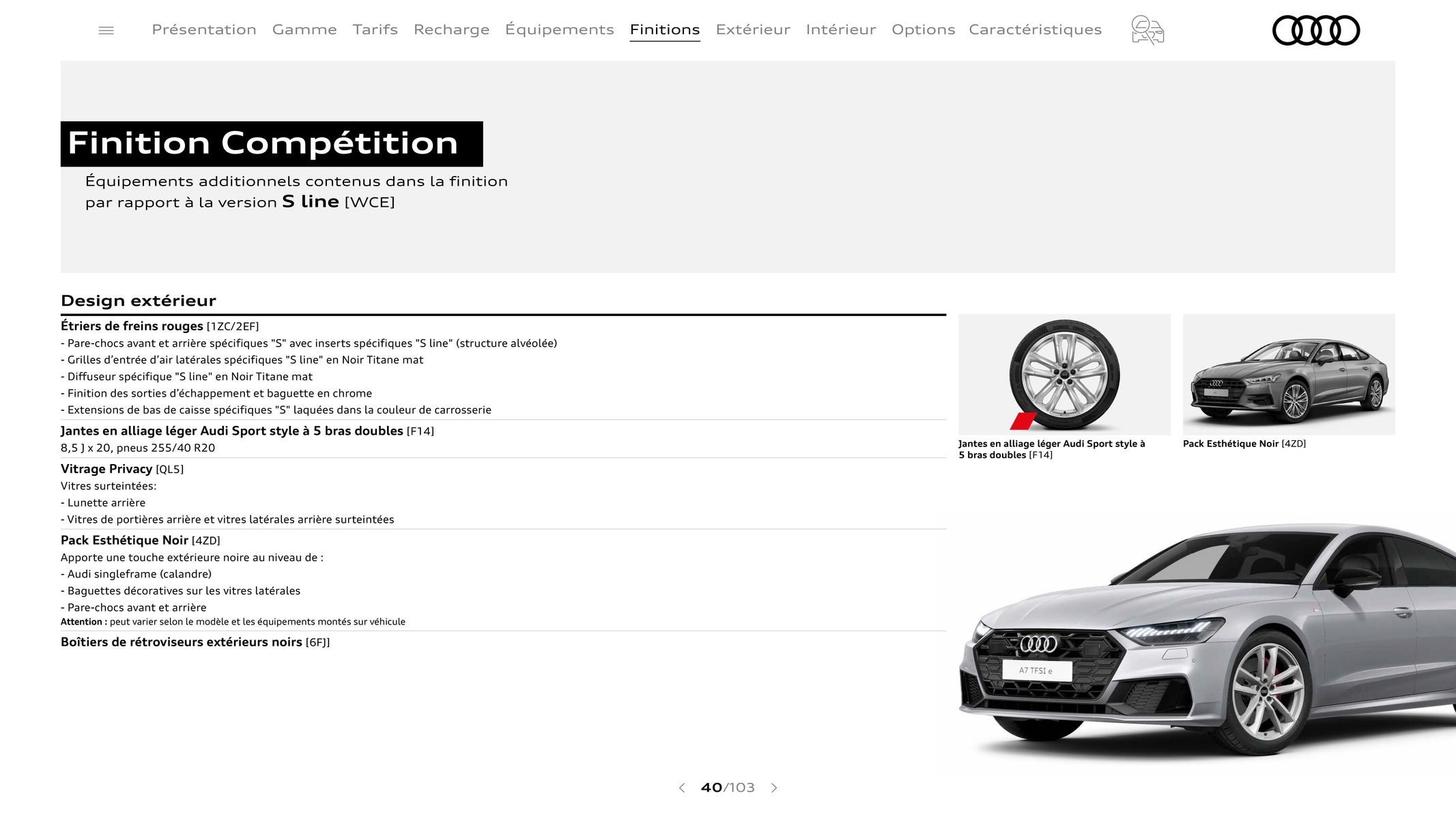 Catalogue Audi A7, page 00040