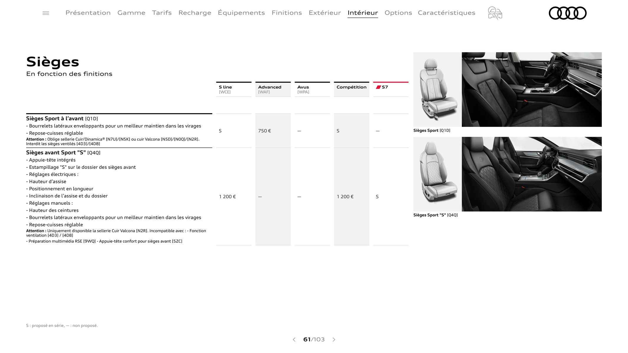 Catalogue Audi A7, page 00061