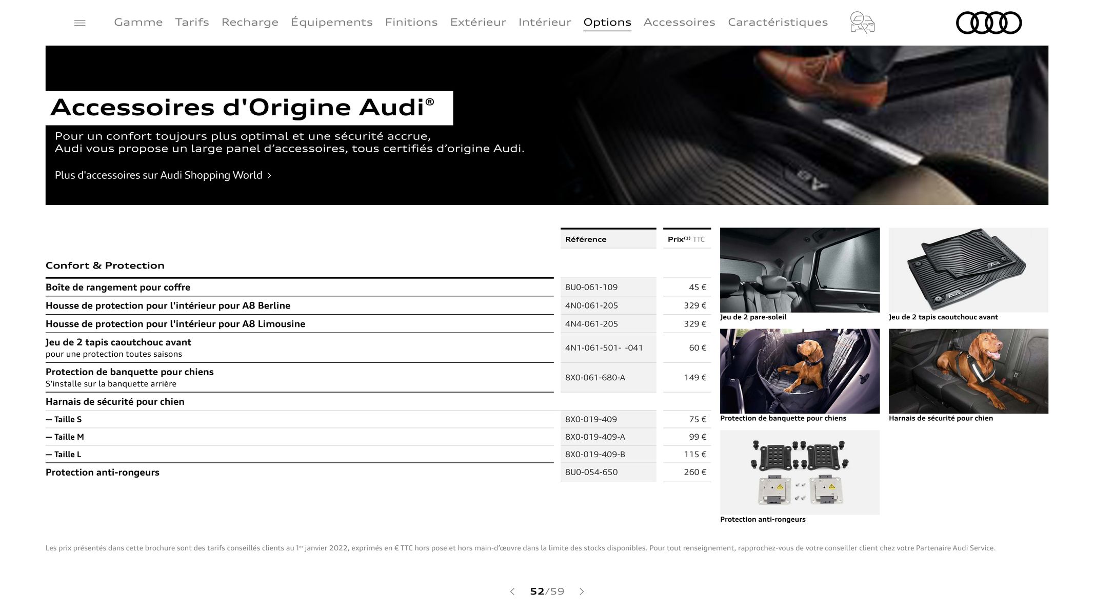 Catalogue Audi A8, page 00052