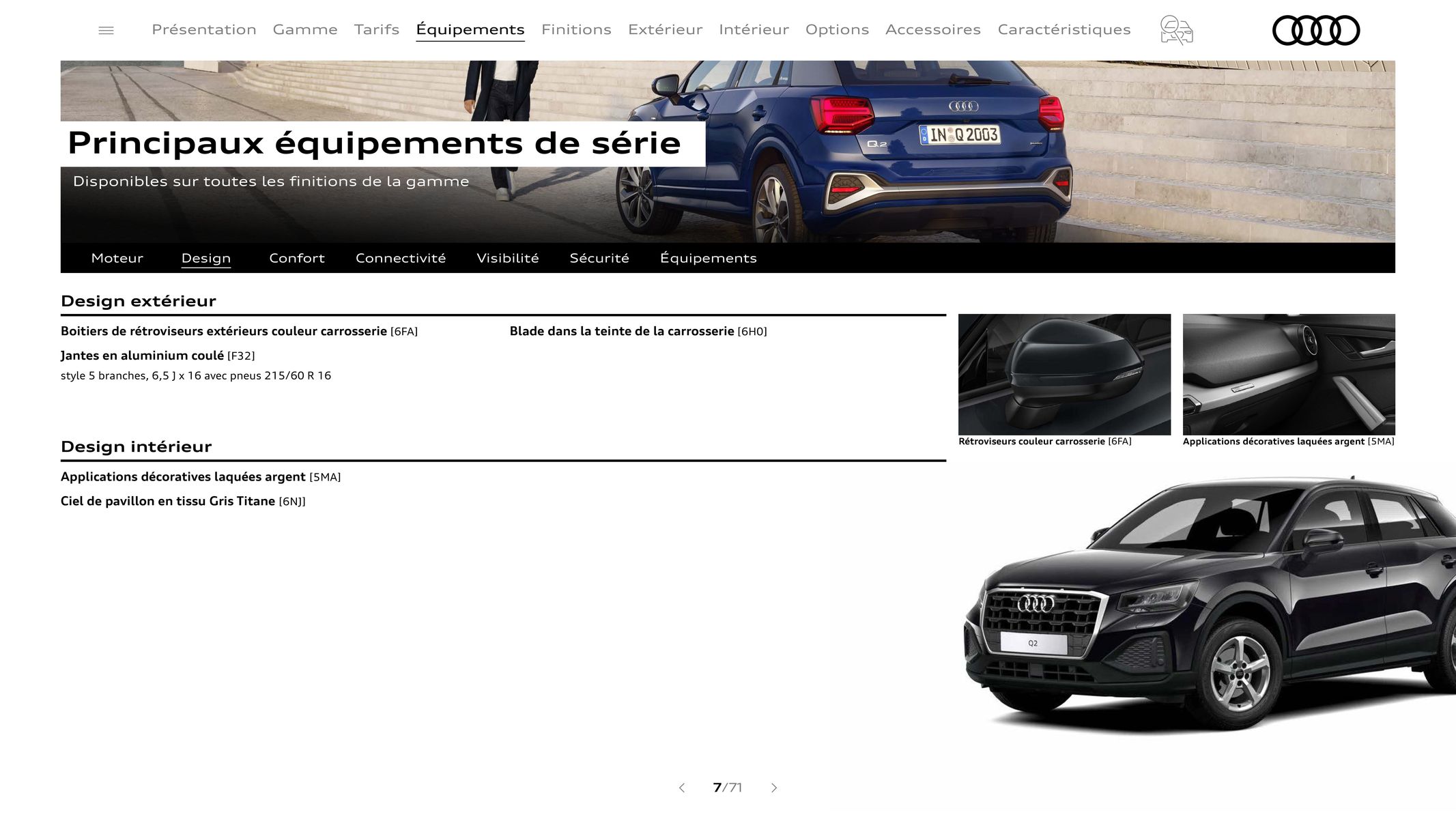 Catalogue Audi Q2, page 00007