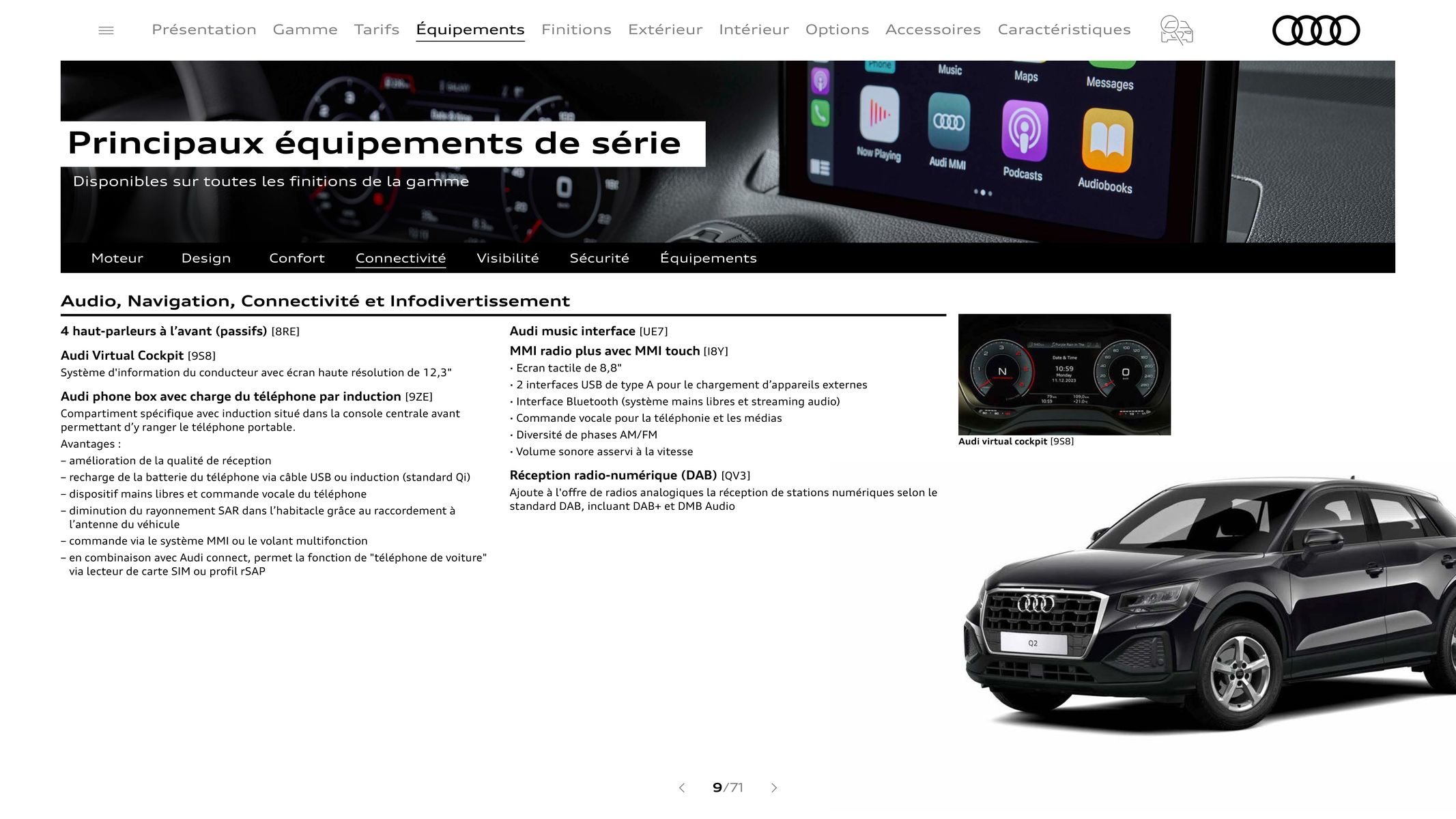 Catalogue Audi Q2, page 00009