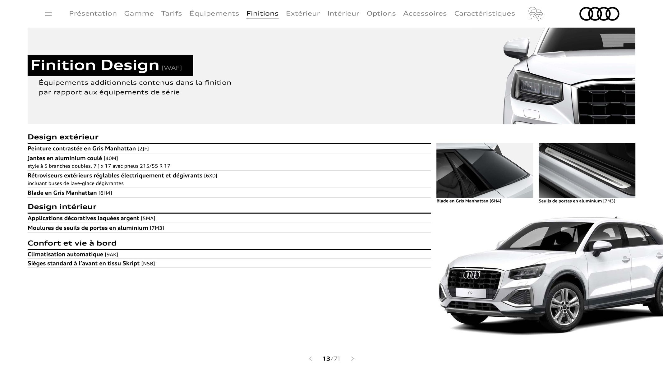 Catalogue Audi Q2, page 00013