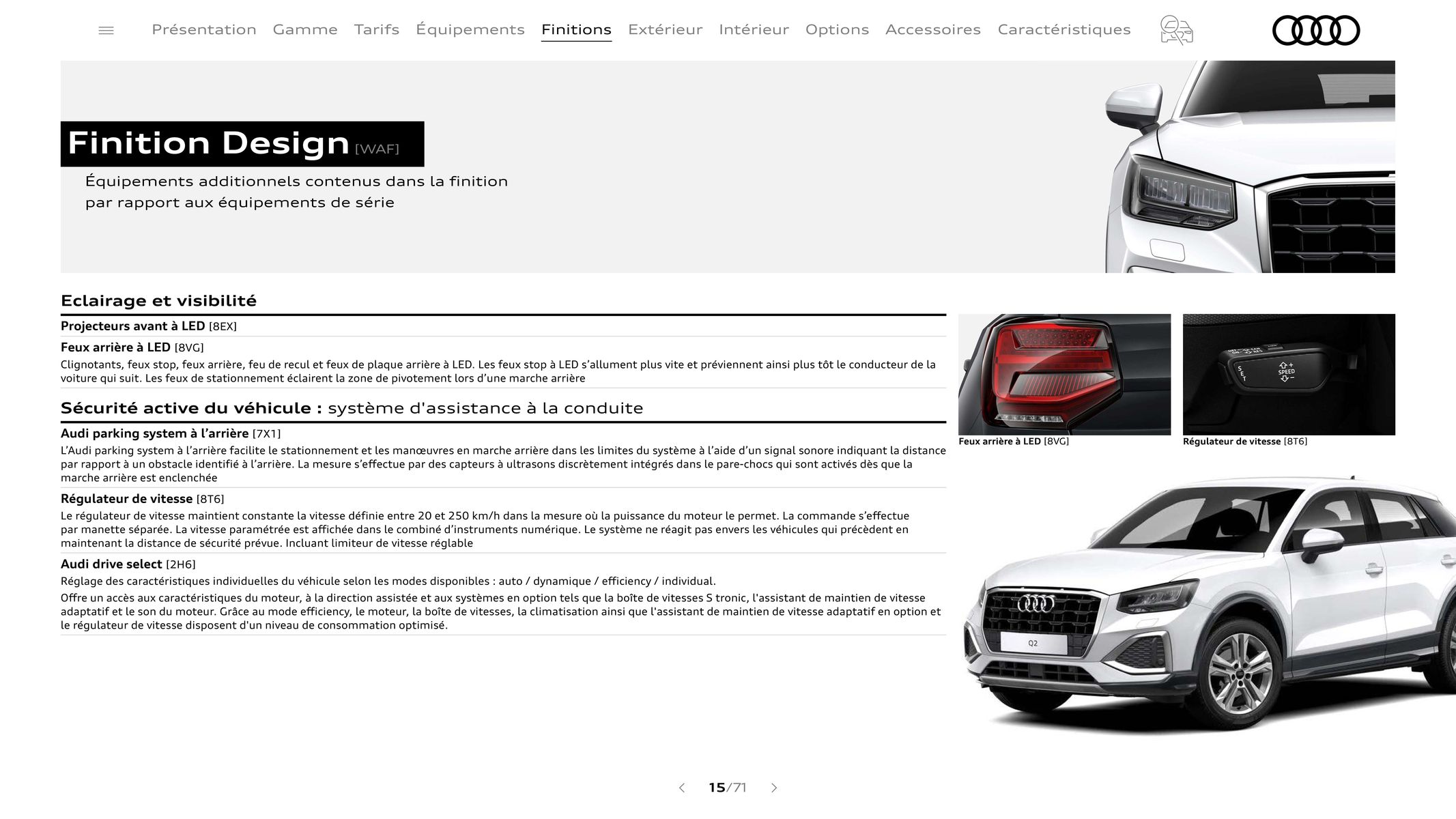 Catalogue Audi Q2, page 00015