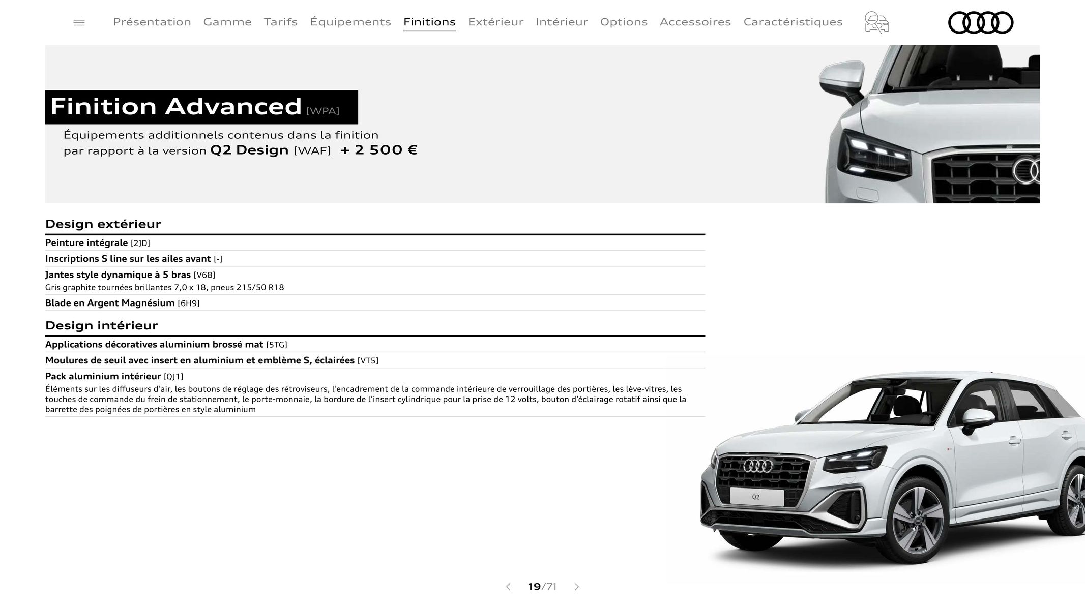 Catalogue Audi Q2, page 00019