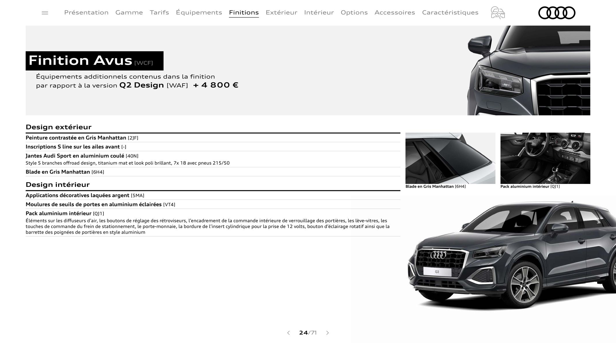 Catalogue Audi Q2, page 00024