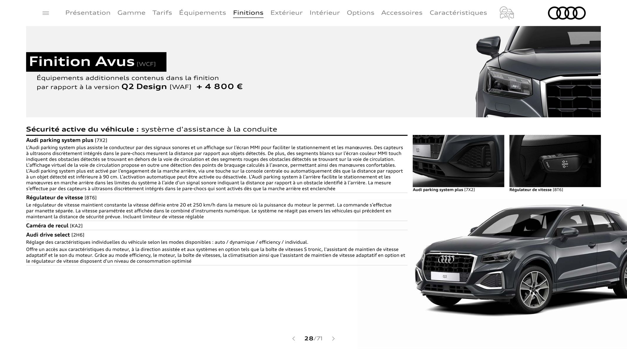 Catalogue Audi Q2, page 00028